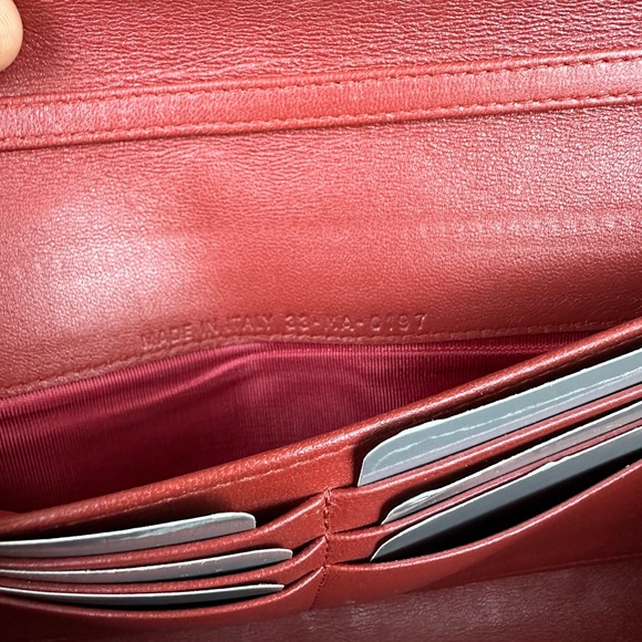 DIOR CANNAGE LAMBSKIN LEATHER FLAP BAG ON CHAIN WOC, YSL CLUTCH, CHANEL WALLET - Picture 12 of 16